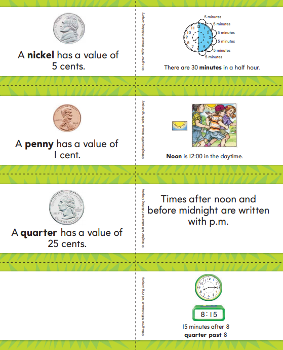 2nd Grade Go Math Answer Key Chapter 7 Money and Time 2.5