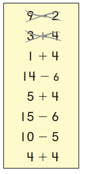 Go Math Answer Key Grade 2 Chapter 3 Basic Facts and Relationships 98