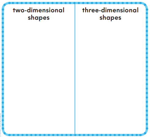 Go Math Answer Key Grade K Chapter 10 Identify and Describe Three-Dimensional Shapes 10.6 1