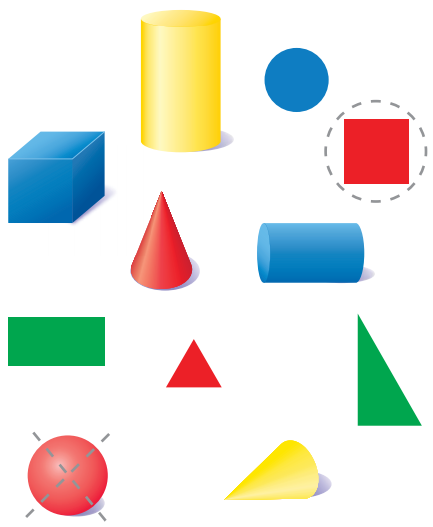 Go Math Answer Key Grade K Chapter 10 Identify and Describe Three-Dimensional Shapes 10.6 2