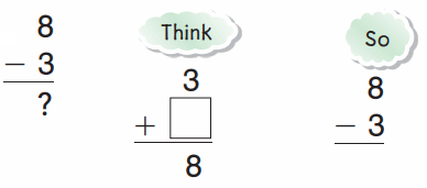 Go Math Grade 1 Answer Key Chapter 4 Subtraction Strategies 28.1