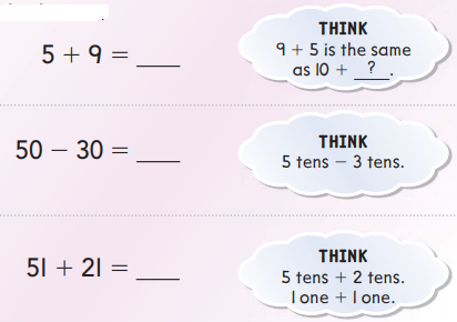 Go Math Grade 1 Answer Key Chapter 8 Two-Digit Addition and Subtraction 8.10 2