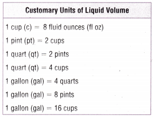 Texas Go Math Grade 4 Lesson 15.4 Answer Key Customary Units of Liquid Volume 9