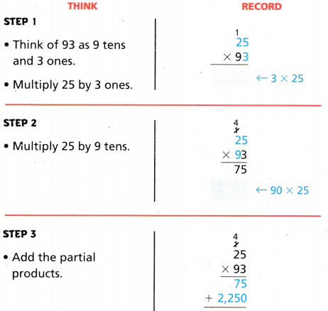 Texas Go Math Grade 4 Lesson 8.5 Answer Key Multiply with Regrouping 2