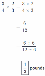 Texas Go Math Grade 6 Lesson 3.1 Answer Key Multiplying Fractions 22