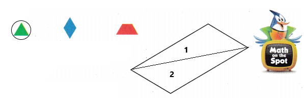 Texas Go Math Grade 1 Lesson 14.3 Answer Key Create Two-Dimensional Shapes q9