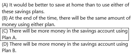 Texas Go Math Grade 4 Lesson 18.3 Answer Key Savings Options h11