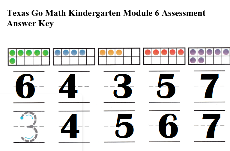 Texas-Go-Math-Kindergarten-Module-6-Assessment-Answer-Key-Concepts and Skills-1
