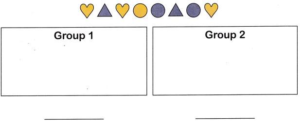 McGraw Hill Math Grade 1 Chapter 10 Lesson 6 Answer Key Sorting Objects 1