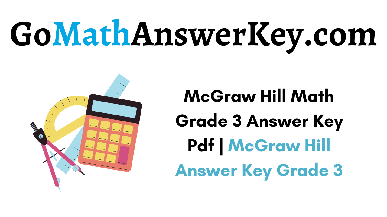 McGraw Hill Math Grade 3 Answer Key Pdf