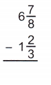 McGraw Hill Math Grade 5 Chapter 6 Lesson 8 Answer Key Subtracting Mixed Numbers with Unlike Denominators 36