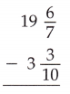 McGraw Hill Math Grade 6 Chapter 6 Lesson 6.7 Answer Key Subtracting Mixed Numbers with Unlike Denominators 2