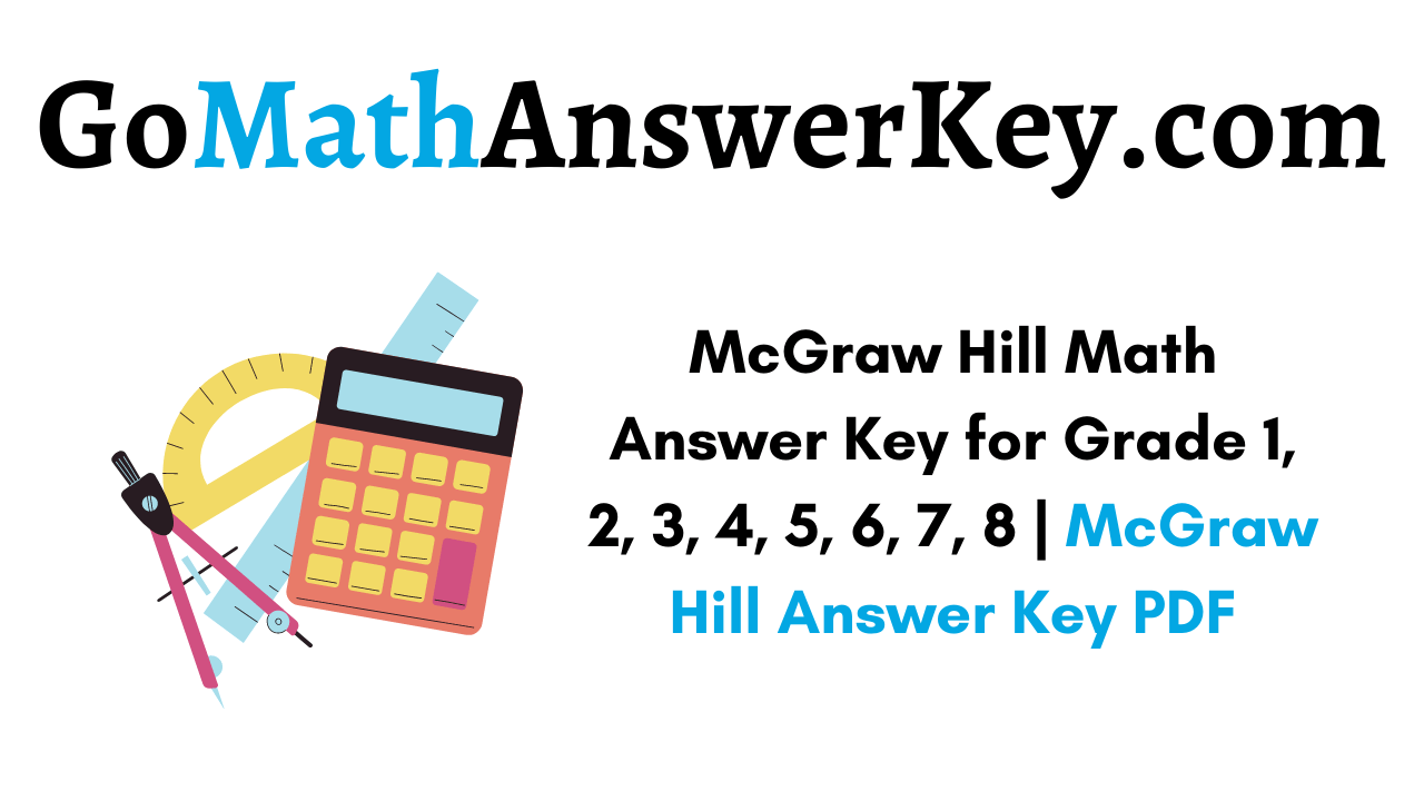 McGraw Hill Math Answer Key